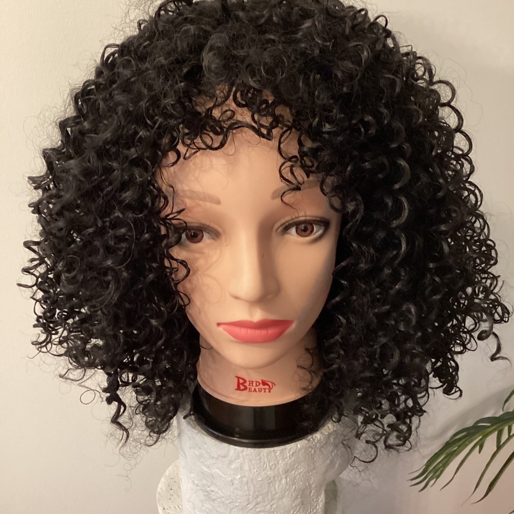 Synthetic Corkscrew Curls
